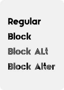 Pikolo Display font family