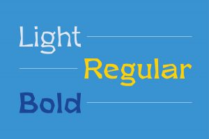 Meraki contemporary Display typeface Light Regular Bold