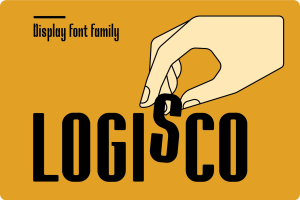 Logisco - Versatile geometric display font family