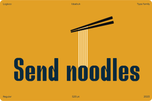 Logisco - Versatile geometric display font family