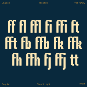 Logisco Display Ligatures