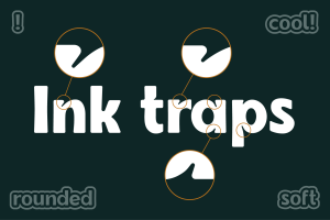 Comfort Soft Retro display inktrap example