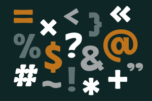 Comfort Soft Retro display symbols